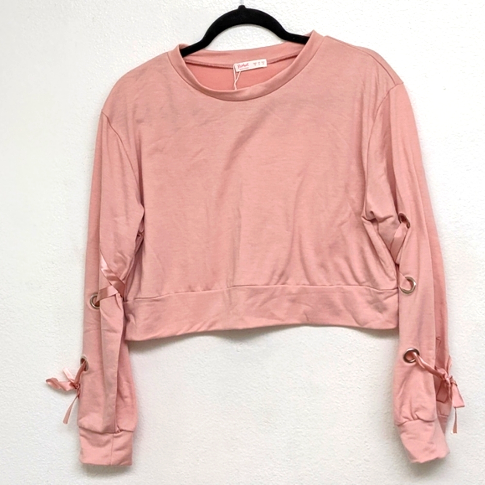 Long Sleeve Cropped Top sweater
